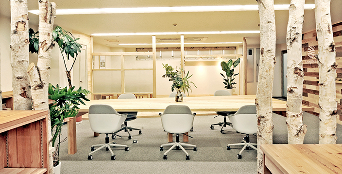 大阪営業所が本町に移転！白樺が彩る、広々としたナチュラルオフィスへ